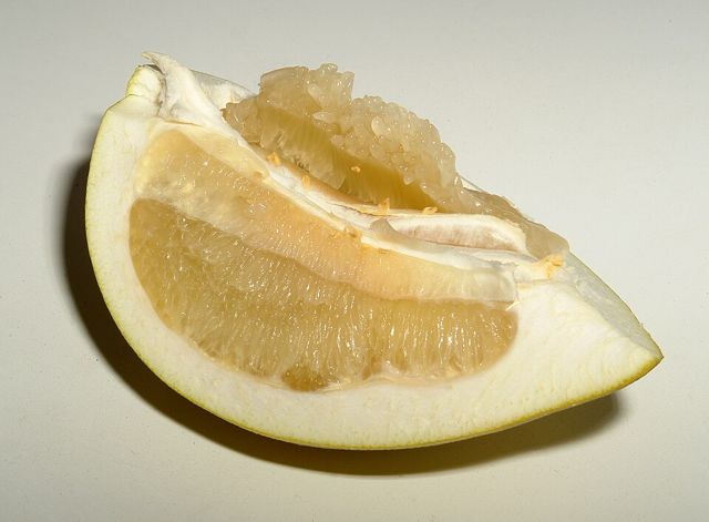Bưởi da xanh Bến Tre (trái)